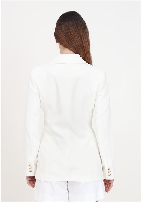 White slim fit women's blazer with notched lapel ONLY | 15294709Cloud Dancer